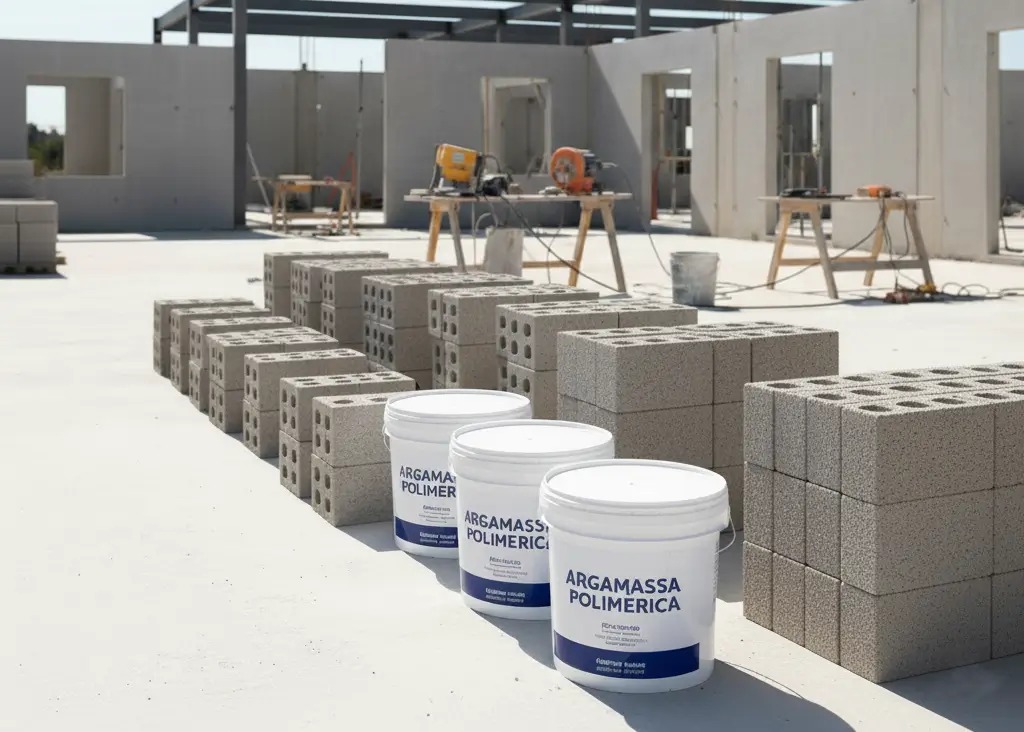 Canteiro de Obras a Revolucao da Argamassa Polimerica na Construcao