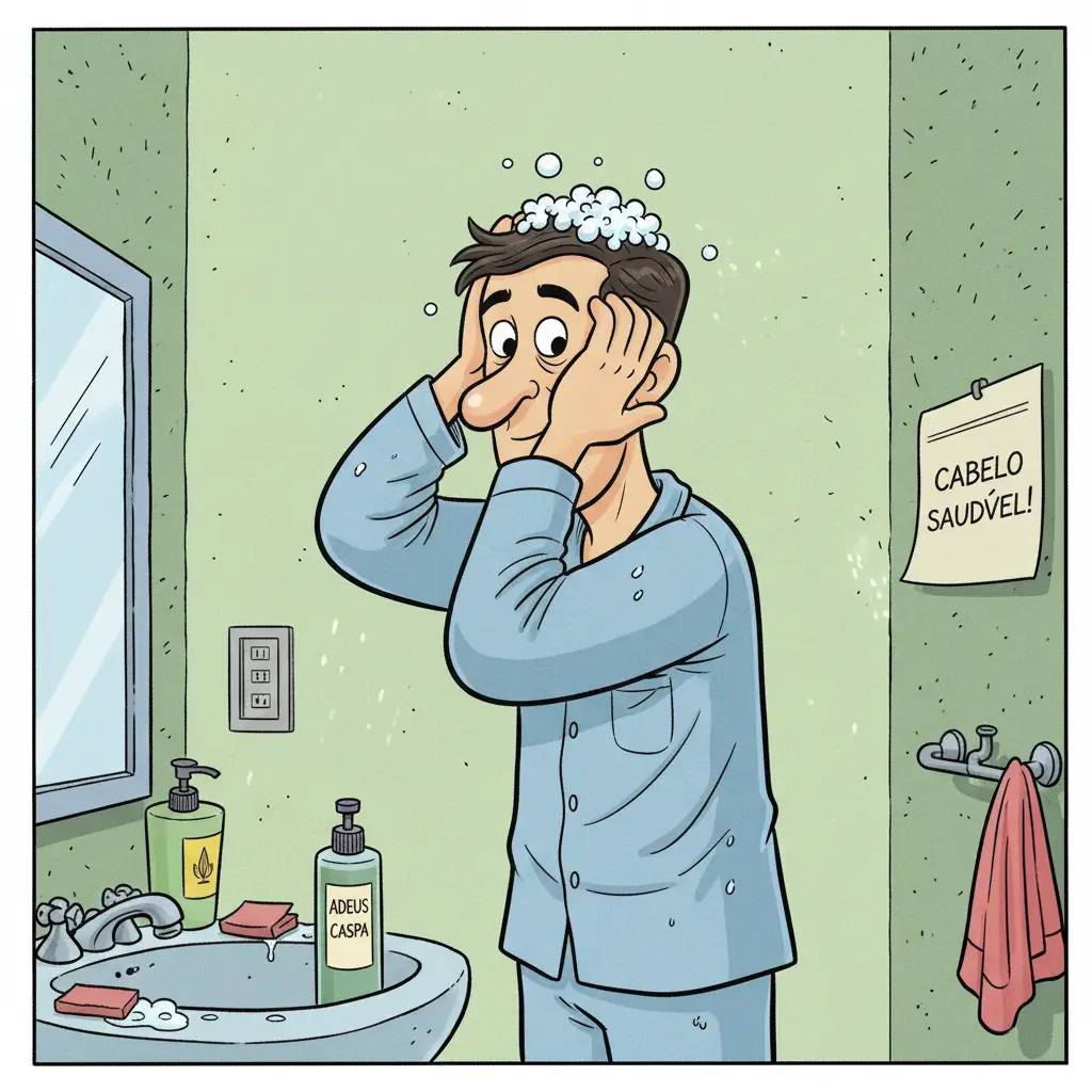 Cabelo Saudável - Como Acabar Com a Caspa