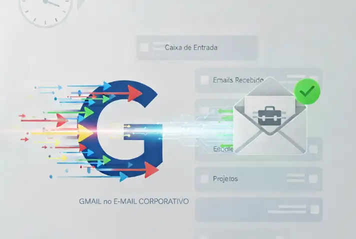 Capa i e Mail Corporativo no Gmail