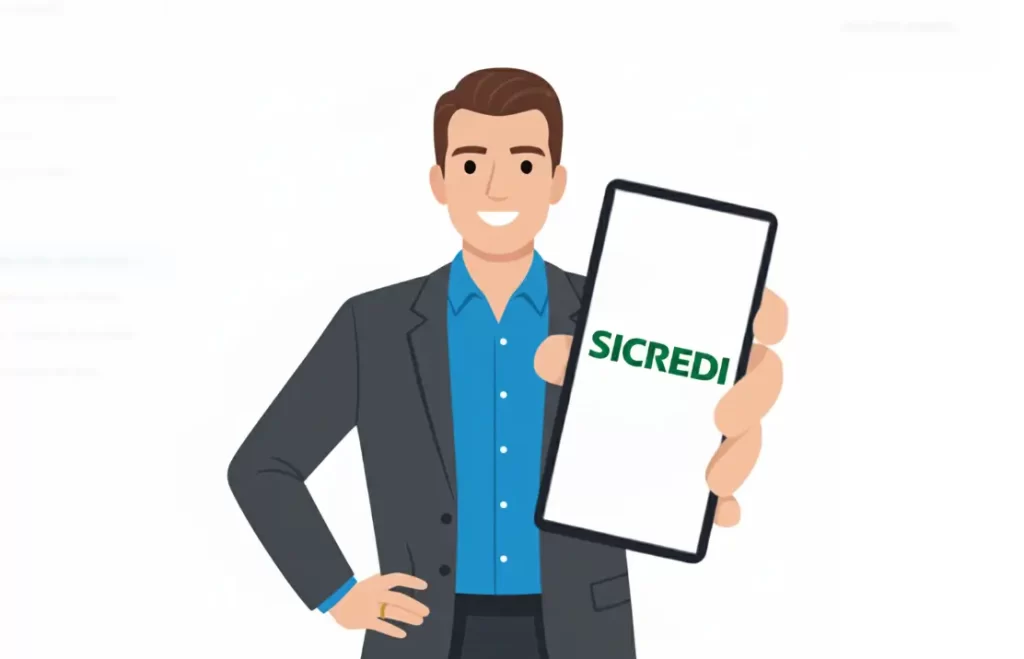 Cliente Sicredi Com Celular na Mao ll Como Abrir Conta no Sicredi