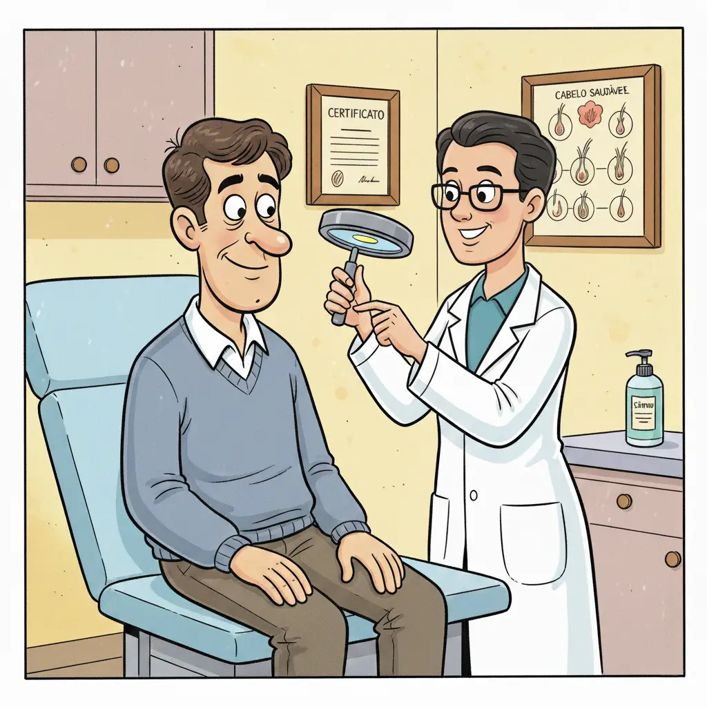 Visita ao Dermatologista - Como Acabar Com a Caspa